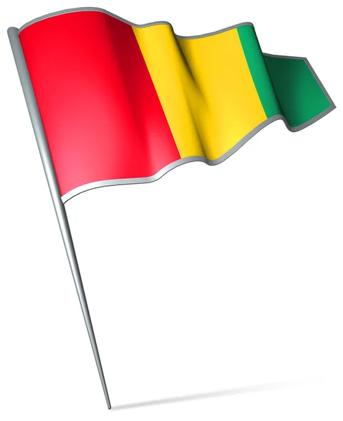 Flag of Guinea — Stock Photo, Image