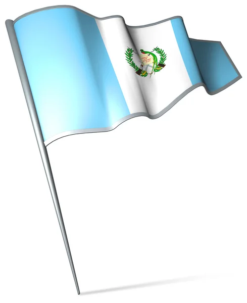 Guatemala zászló — Stock Fotó