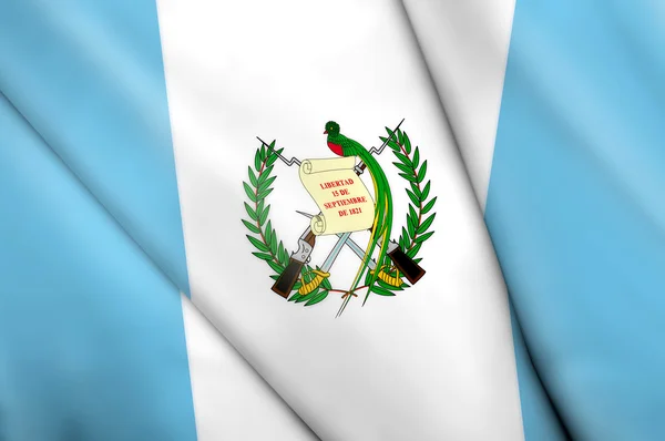 Guatemala flagga — Stockfoto