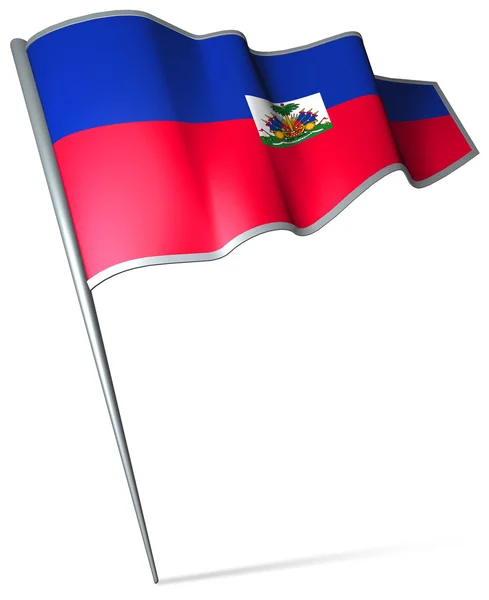 Flagge Haitis — Stockfoto