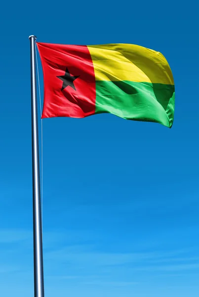 Bandeira da Guiné-Bissau — Fotografia de Stock