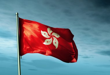 flag of Hong Kong  clipart