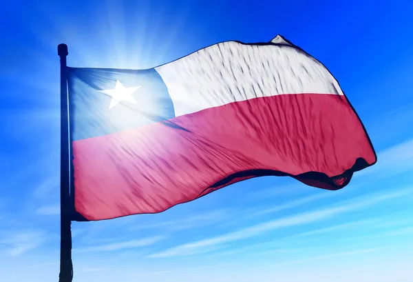 Chiles flagg – stockfoto