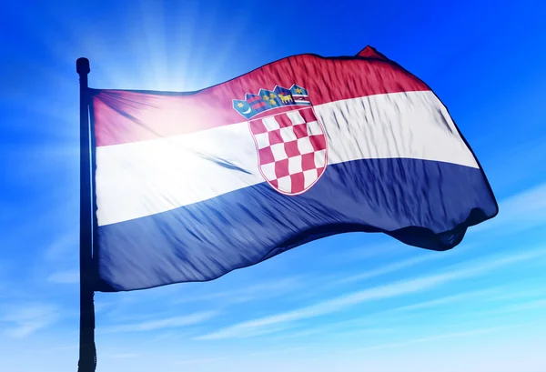 Vlag van Kroatië — Stockfoto