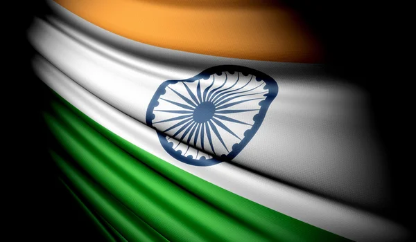 Σημαία της Ινδίας — Φωτογραφία Αρχείου