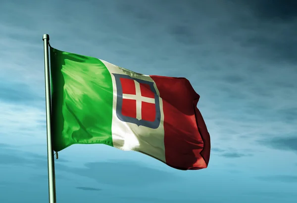 Флаг Королевства Италия — стоковое фото