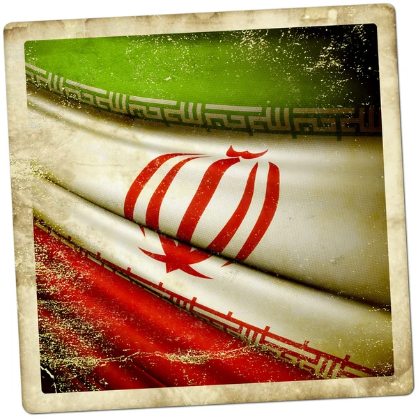 Bandeira do Irão — Fotografia de Stock
