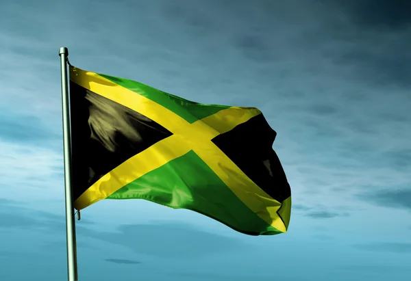 Jamajská vlajka — Stock fotografie