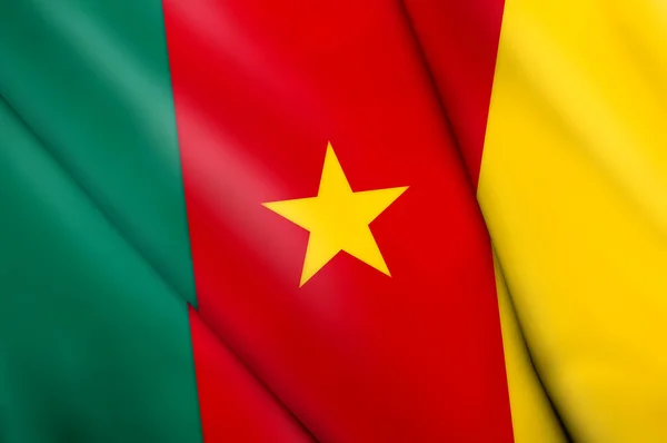 Flag of Cameroon — Stok fotoğraf