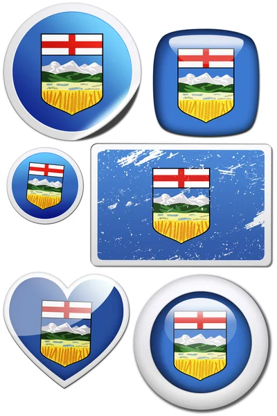 Bandeira de Alberta (Canada ) — Fotografia de Stock