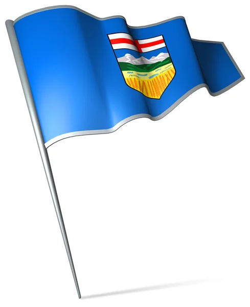 Flag of Alberta (Canada) — Stock Photo, Image