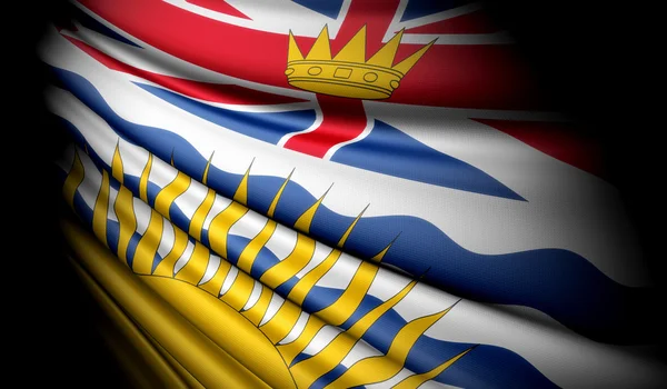 Bandiera della British Columbia (Canada) ) — Foto Stock