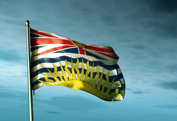 Bandiera della British Columbia (Canada) ) — Foto Stock