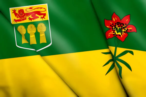 Bandera de Saskatchewan (Canada ) —  Fotos de Stock