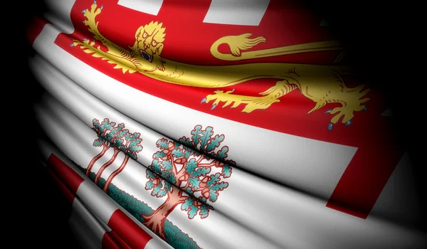 Flagge von Prince edward island (Kanada)) — Stockfoto