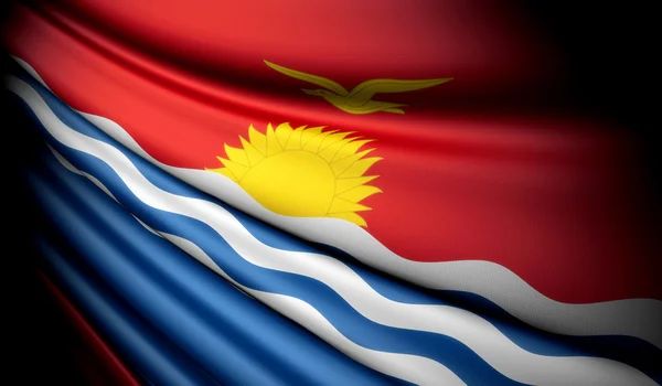 Bandeira de Kiribati — Fotografia de Stock