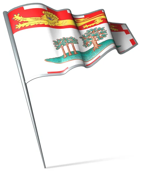 Bandera de Prince Edward Island (Canadá ) Imagen de stock