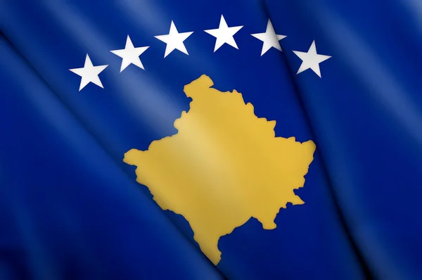 Drapeau de kosovo — Photo