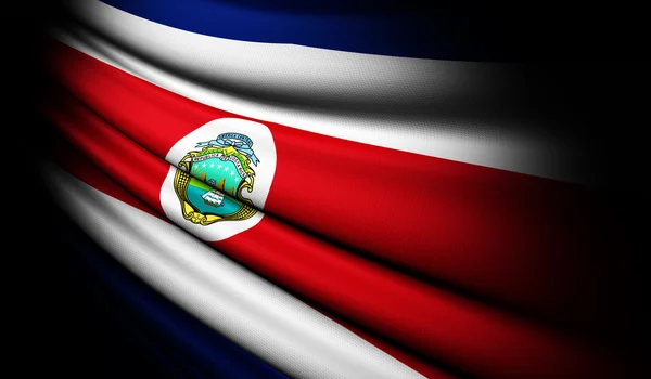 Bandera de Costa Rica — Foto de Stock