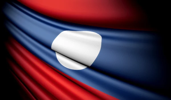 ラオスの国旗 — ストック写真