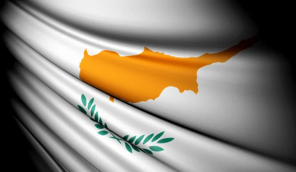 Vlag van cyprus — Stockfoto