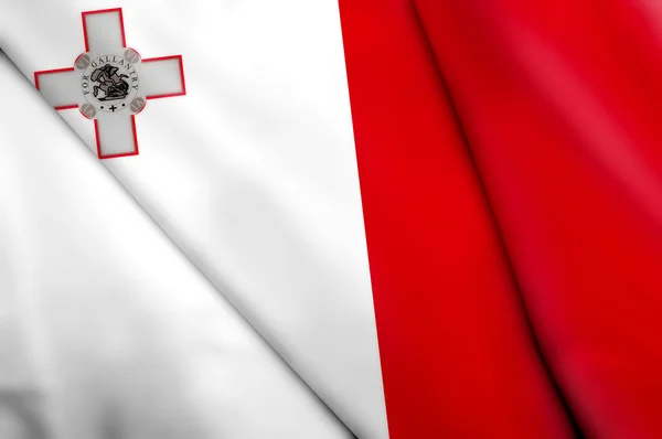 Flagge von Malta — Stockfoto