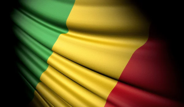 Flagge von Mali — Stockfoto