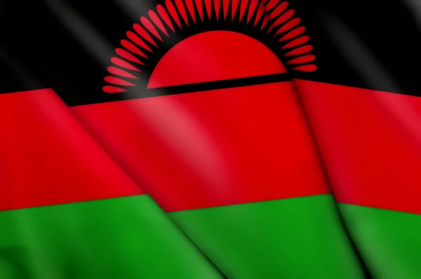 Malavi Cumhuriyeti bayrağı — Stok fotoğraf