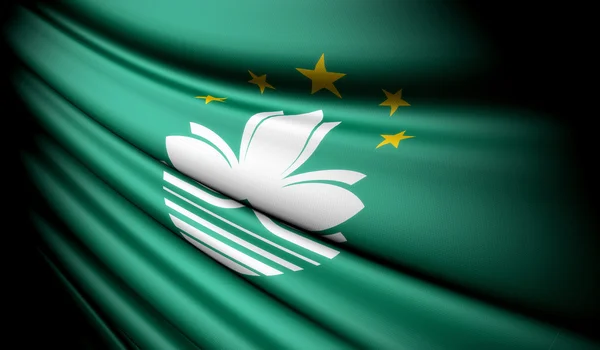 Makaó zászlaja — Stock Fotó