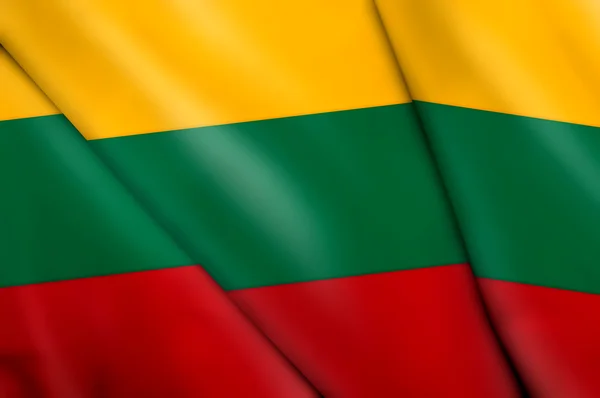 Drapeau de la lithuanie — Photo