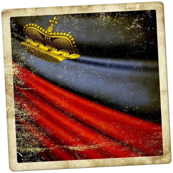 Bandera de Liechtenstein — Foto de Stock