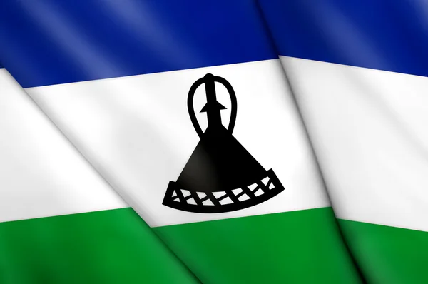 Flag of Lesotho — Stock Photo, Image