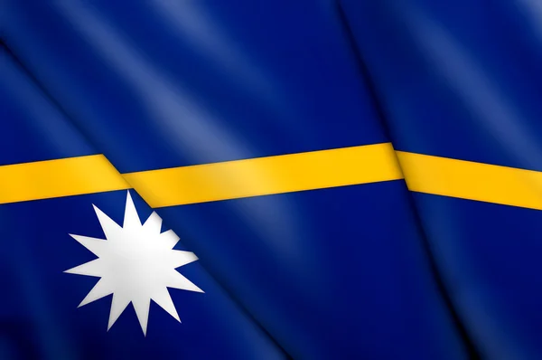 Flagge von nauru — Stockfoto