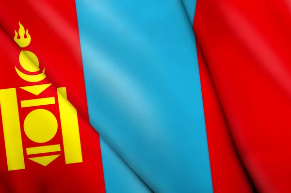 Bandera de Mongolia — Foto de Stock