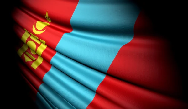 Flag of Mongolia — Stock Photo, Image