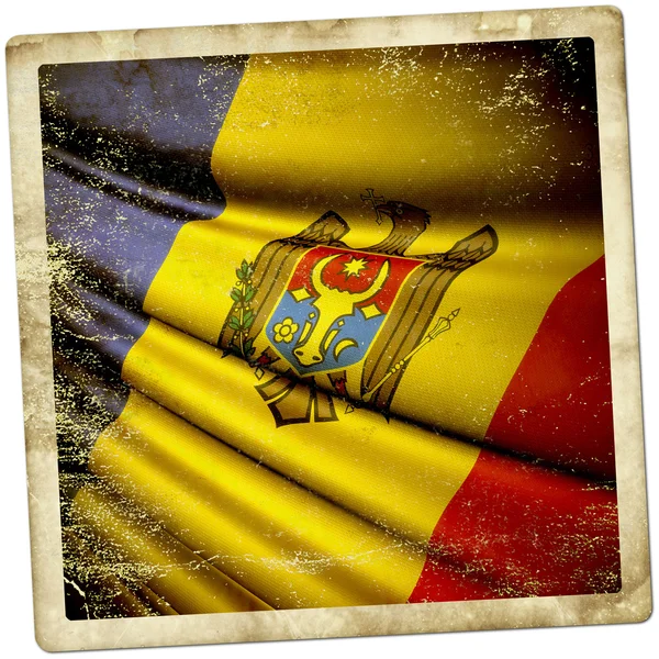 Bandera de Moldova — Foto de Stock