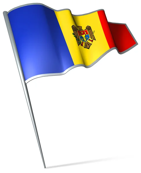 Bandiera di moldova — Foto Stock