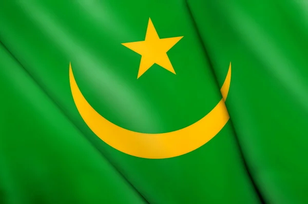 Bandeira de mauritania — Fotografia de Stock