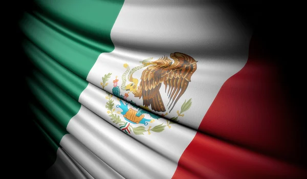 Flagga Mexiko — Stockfoto