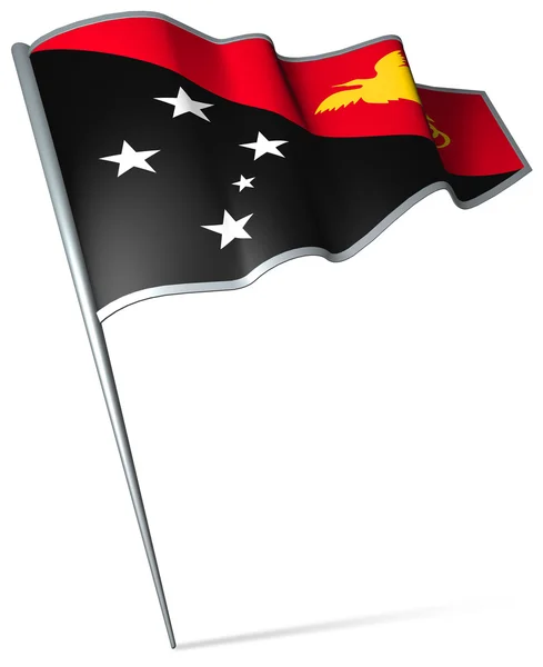 Flag of Papua New Guinea — Stock Photo, Image