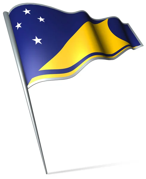 Bandeira de tokelau — Fotografia de Stock