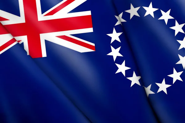 Vlajka Cookových ostrovů — Stock fotografie