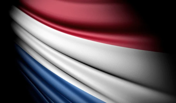 Vlag van Nederland — Stockfoto