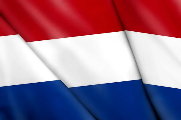 Vlag van Nederland — Stockfoto