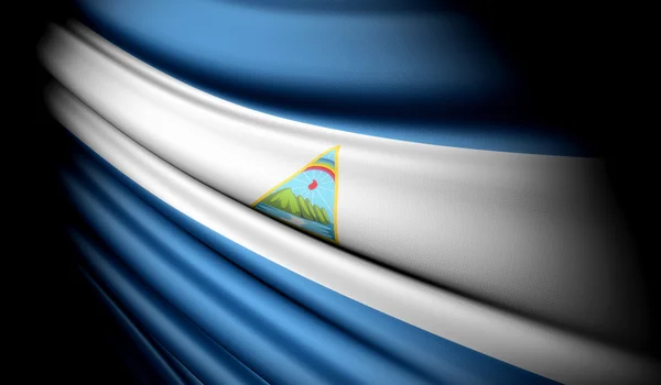 Flag of Nicaragua — Stock Photo, Image