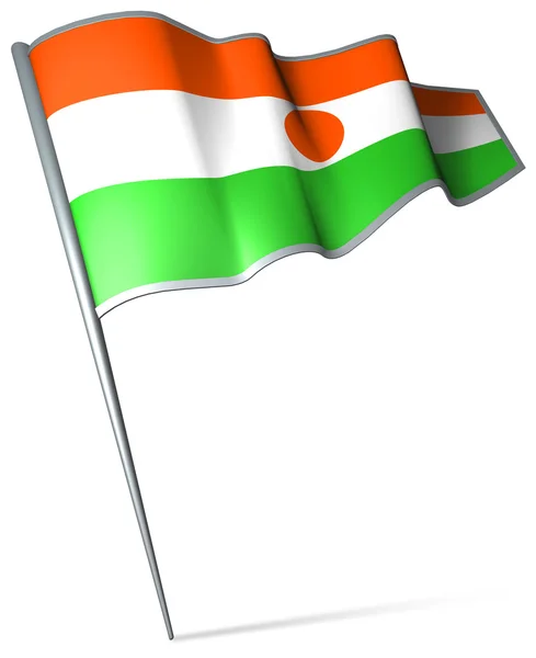 Flag of Niger — Stock Photo, Image