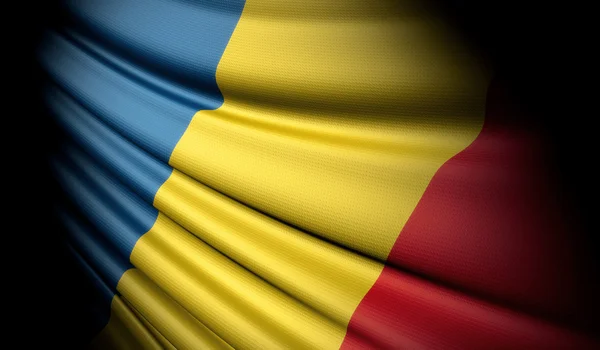 Bandera de Romania — Foto de Stock