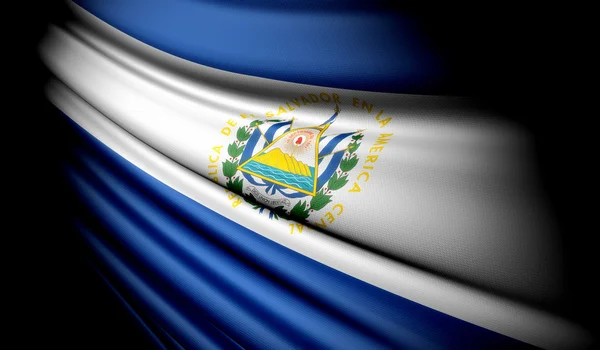 Bandera de El Salvador — Foto de Stock