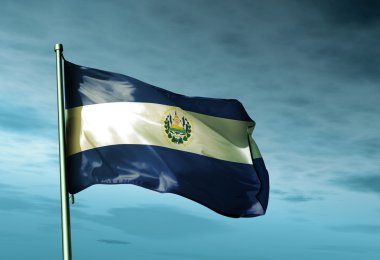 el salvador bayrak Rüzgar sallıyor