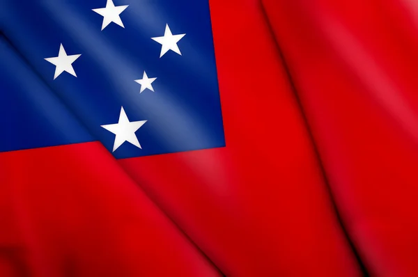 Flag of Samoa — Stock Photo, Image